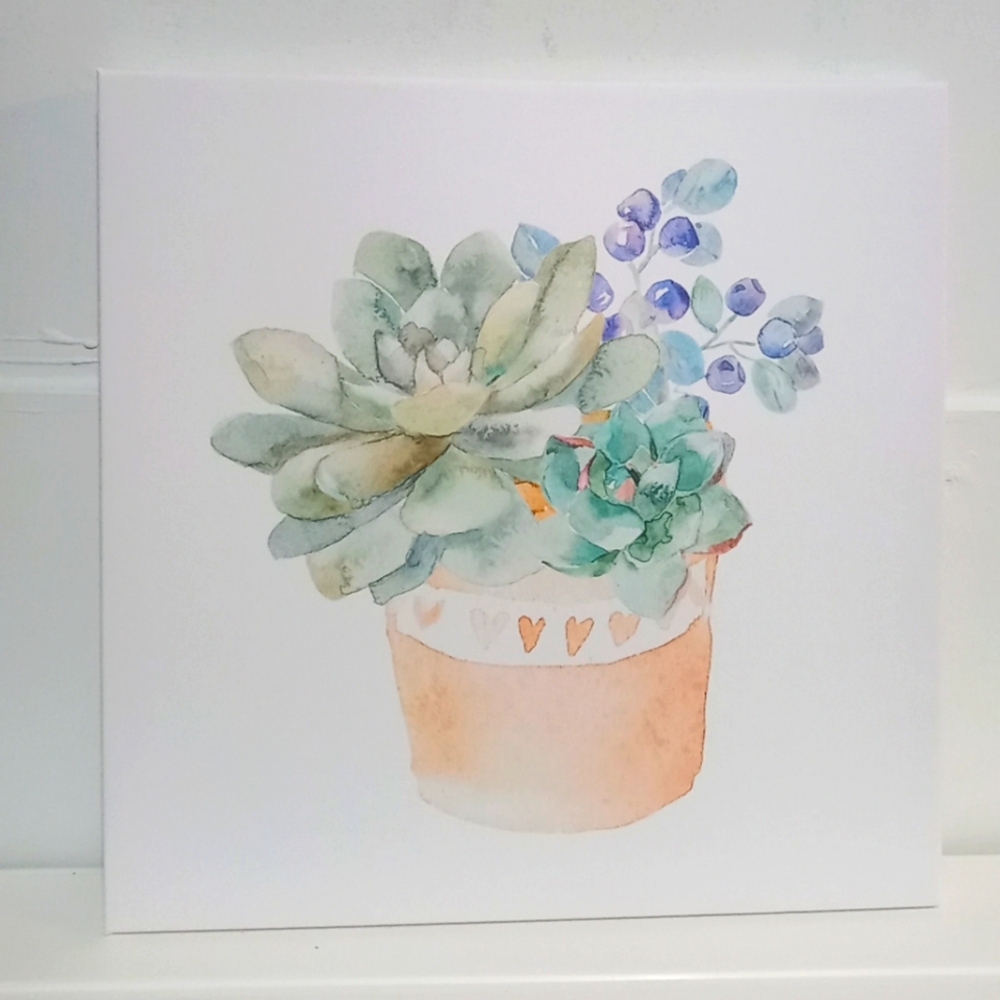 Canvas wall art 16"x 16"